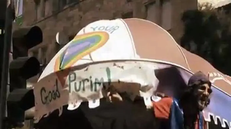 Purim parade in Jerusalem 2012