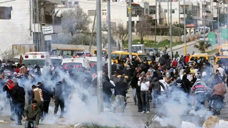 Arab unrest. illustration