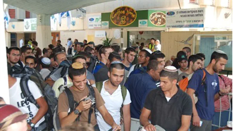 Induction Day at the Tel Hashomer army base