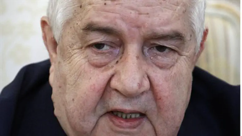 Syrian Foreign Minister Walid al-Moualem