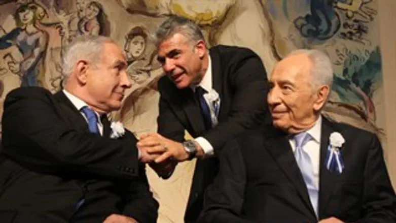 מתקרבים. לפיד ונתניהו