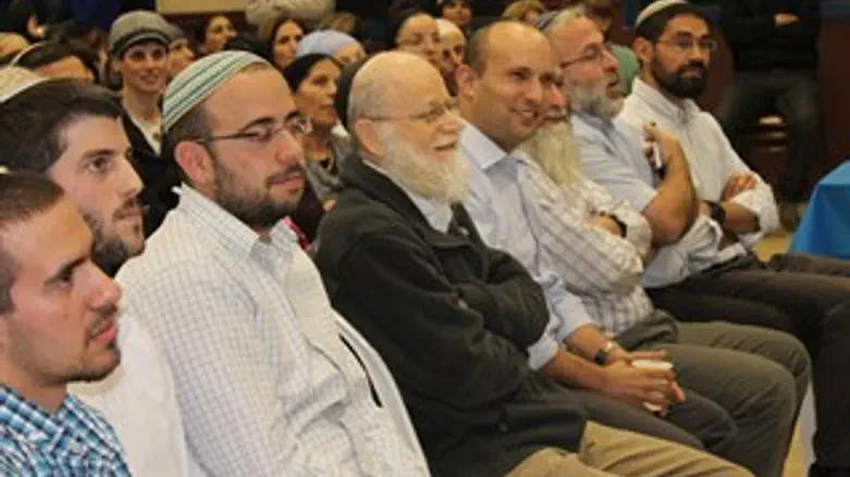 בנט בקרני שומרון, אמש