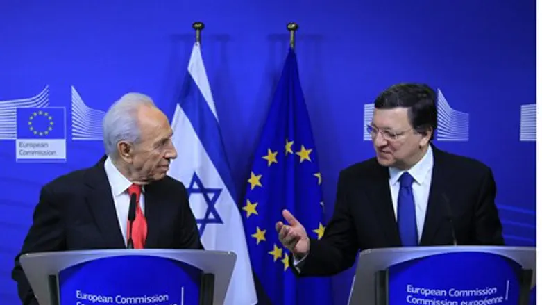 Pres. Shimon Peres, Hon. Jose Manuel Barroso