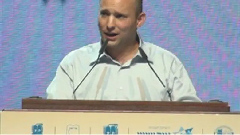 בנט באירוע לכבוד הרב דרוקמן