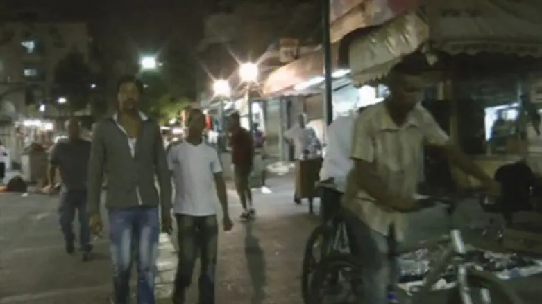 Illegal aliens in South Tel Aviv