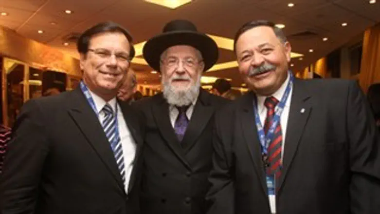 הרב לאו ויושבי ראש קק"ל