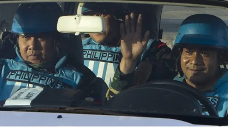 Filipino UN peacekeepers 