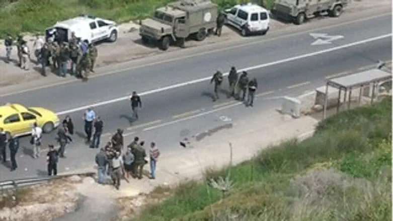 זירת הפיגוע