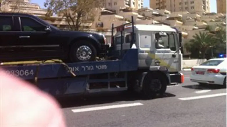 הלימוזינה הנשיאותית על הגרר