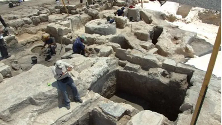 Site of the ancient olive oil factory