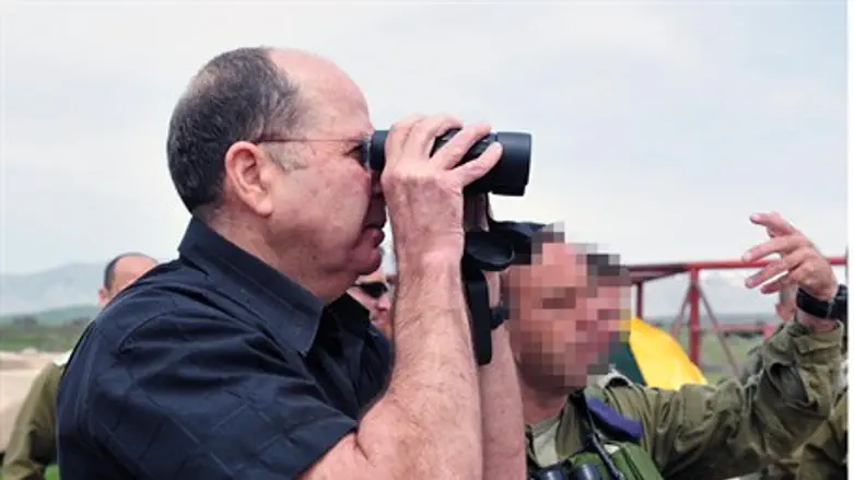 Моше Яалон на севере Израиля