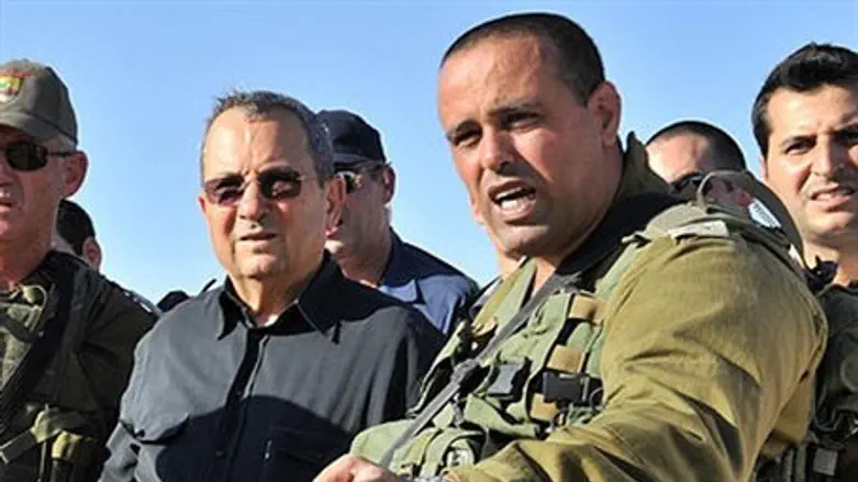 Brig. Gen. Yadai with Ehud Barak