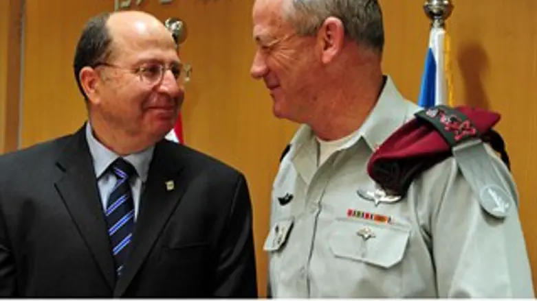 גנץ ויעלון בהרמת הכוסית