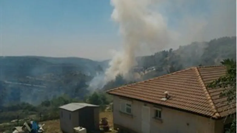 השריפה בנווה צוף