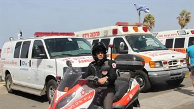 צוותי מד"א בכוננות