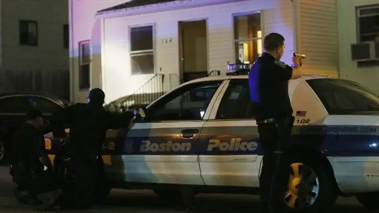 police hunt suspects