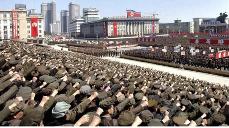 North Korean parade