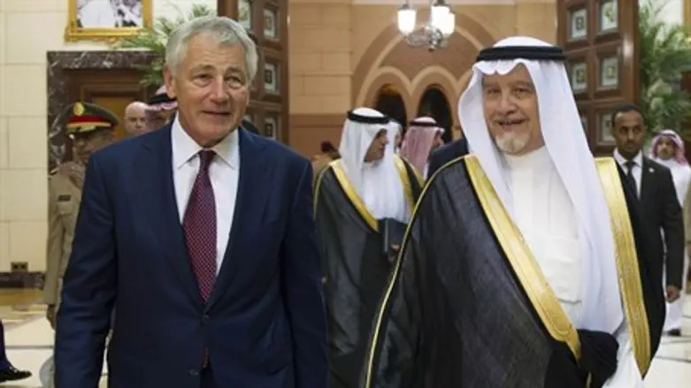 Chuch Hagel in Saudi Arabia