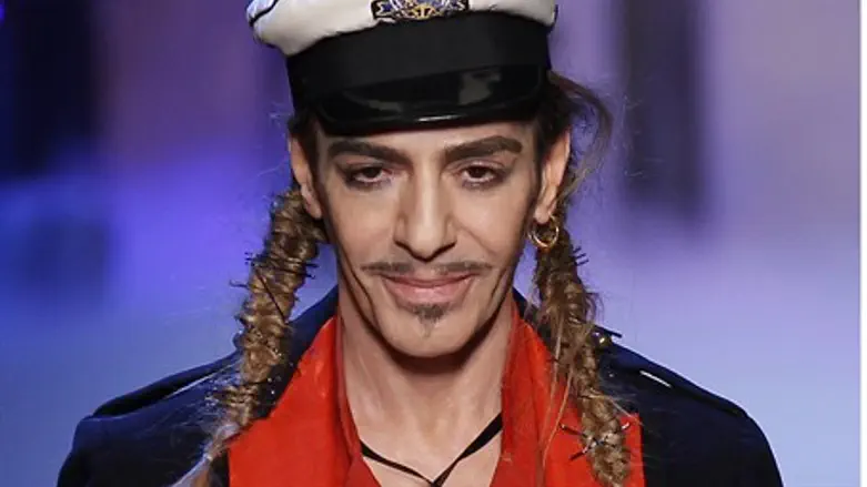 British designer John Galliano 