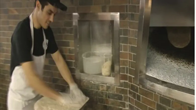 The bread oven which came from Iran