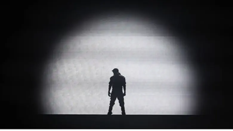 Performer on stage (illustrative)