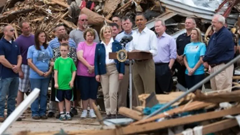 Obama Visits Moore
