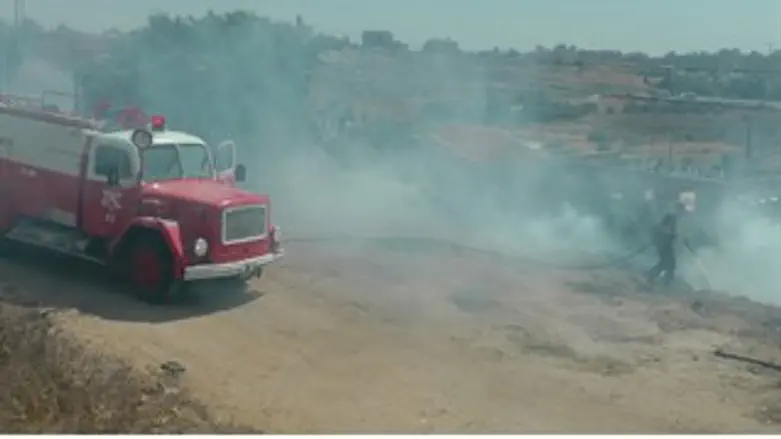 שריפה בבית אל