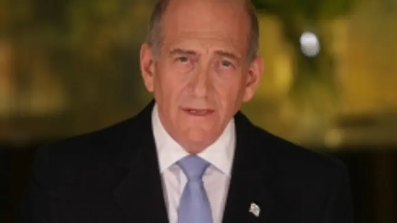 מתפטר בעוד מס' שבועות. אולמרט הערב