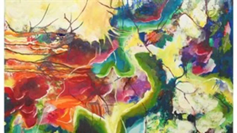 אחד הציורים בתערוכה