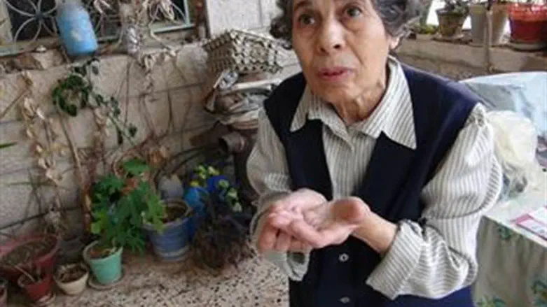 Yona in her home in Shuafat