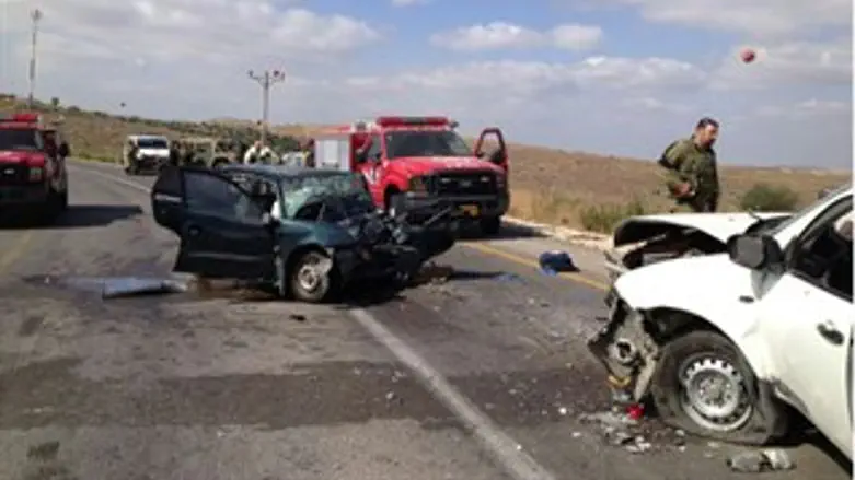 זירת התאונה