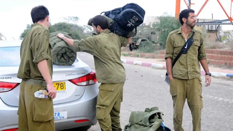 Резервисты ЦАХАЛа. Иллюстрация