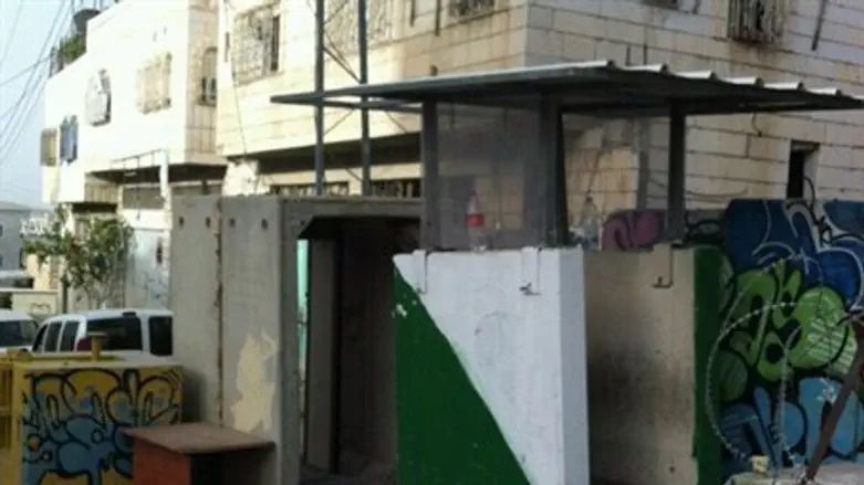 Блокпост в Хевроне. Иллюстрация