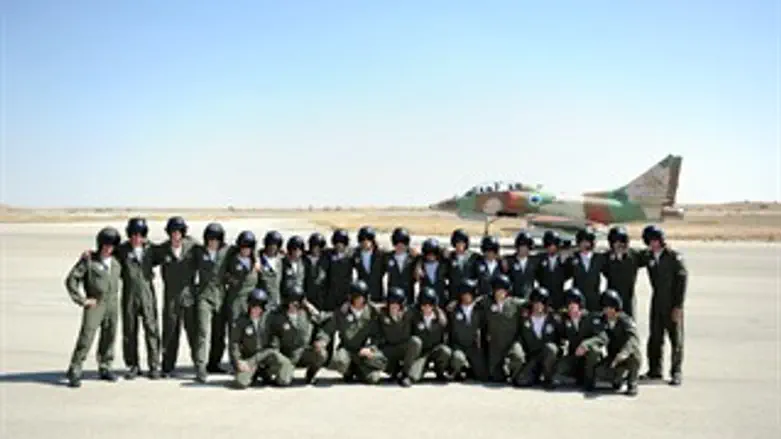 טקס "מסדר כנפיים" של מחזור 166, קורס הטיס של