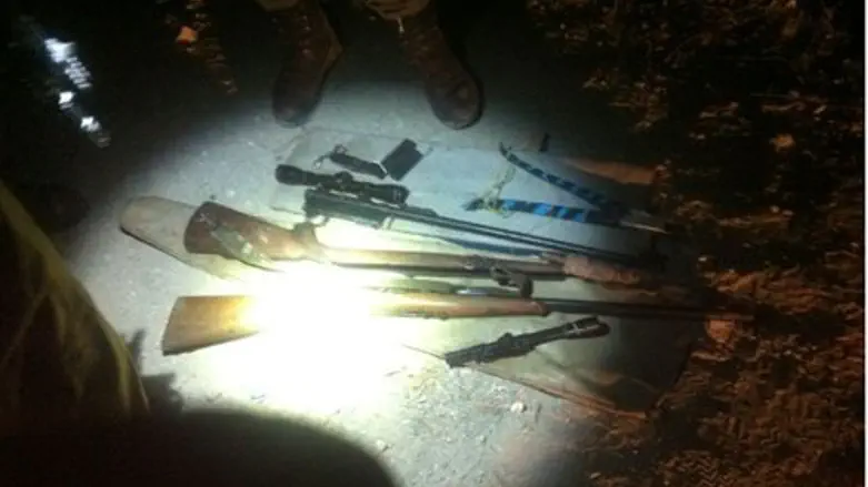 Изъятый арсенал оружия