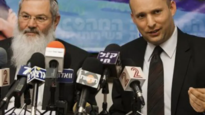 נפתלי בנט והרב אלי בן דהן