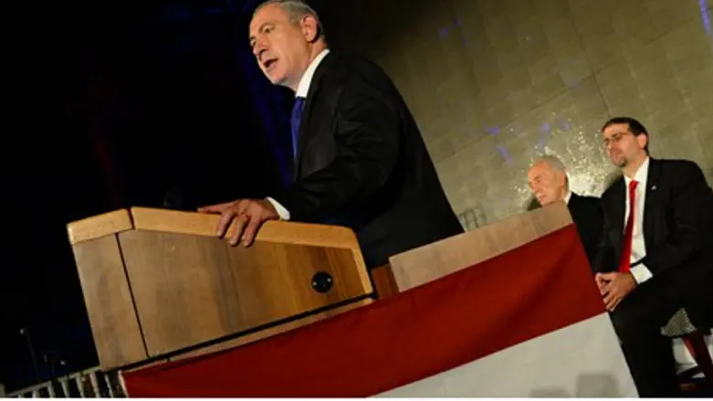 Netanyahu at Fourth of July reception