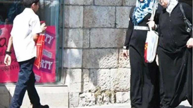 רחוב ירושלמי טיפוסי