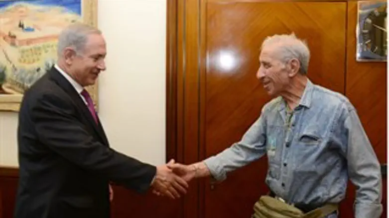 בנימין נתניהו ונחום היימן