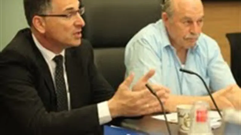 השר סער בוועדת הכספים.