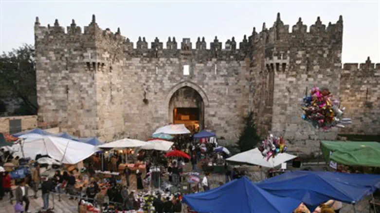 Шхемские ворота, Иерусалим. Иллюстрация