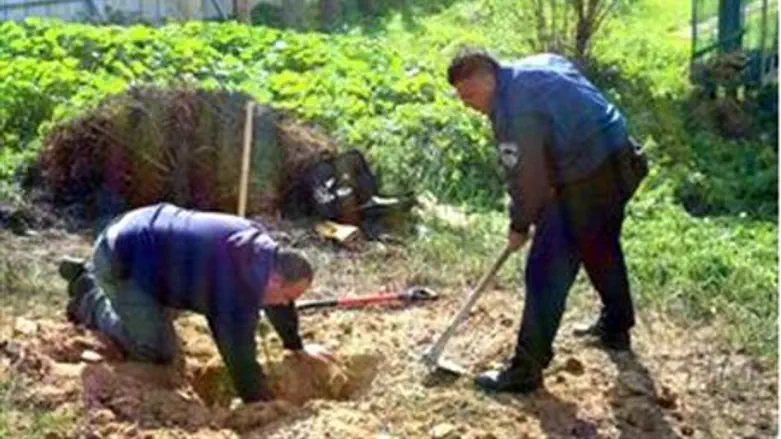 Поиски места падения ракеты или снаряда