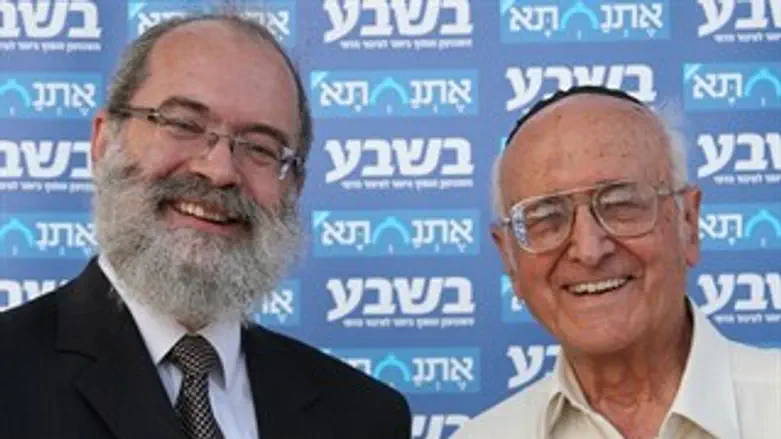 פרופ' נחום רקובר והרב פרופ' נריה גוטל