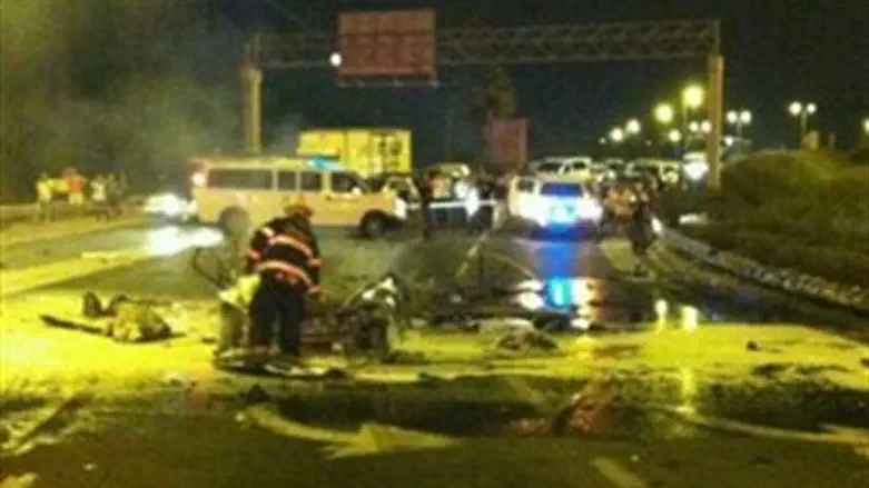 Explosion at Yarkonim junction