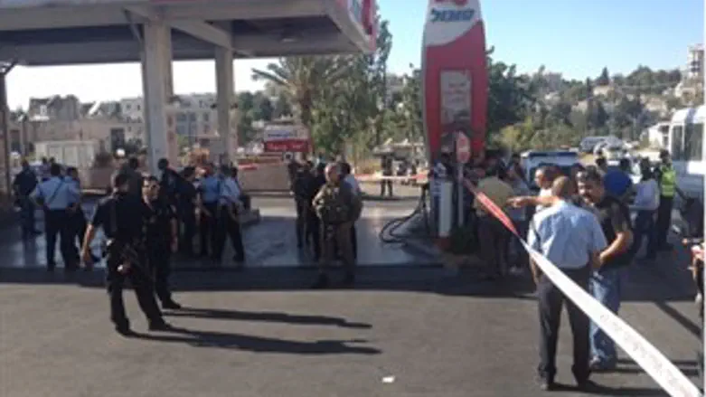 אזור הדקירה בשכונת שמעון הצדיק