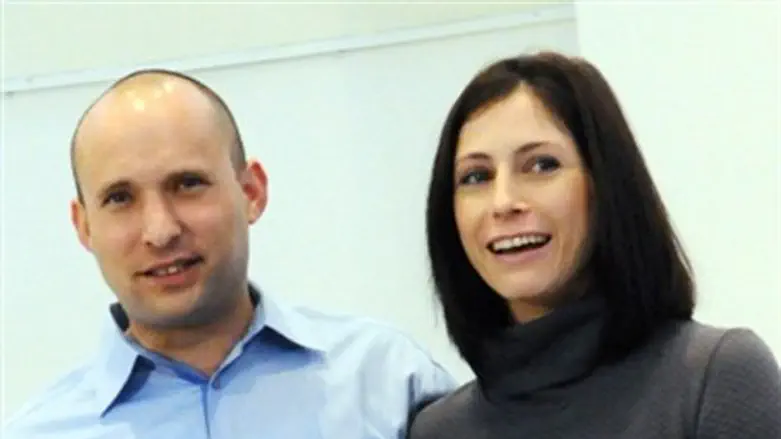 Нафтали Беннет и его жена Гилат