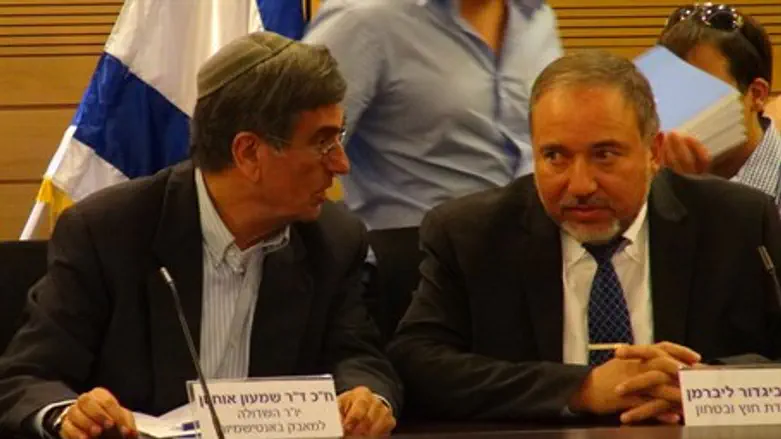 Шимон Охайон и Авигдор Либерман