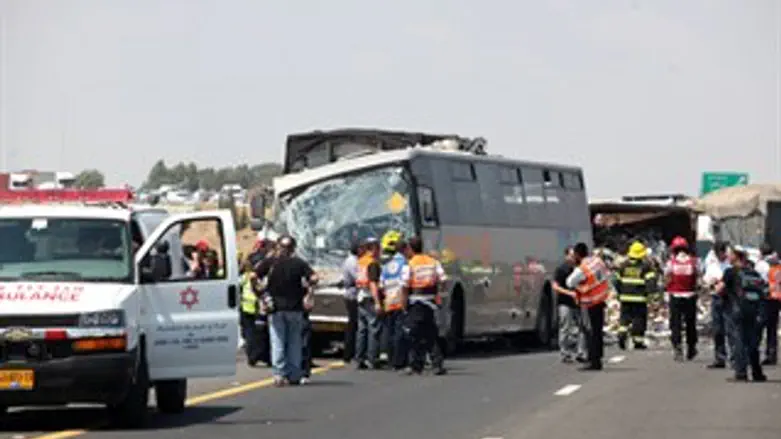 זירת התאונה