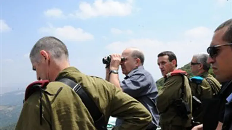שר הביטחון בסיור בצפון