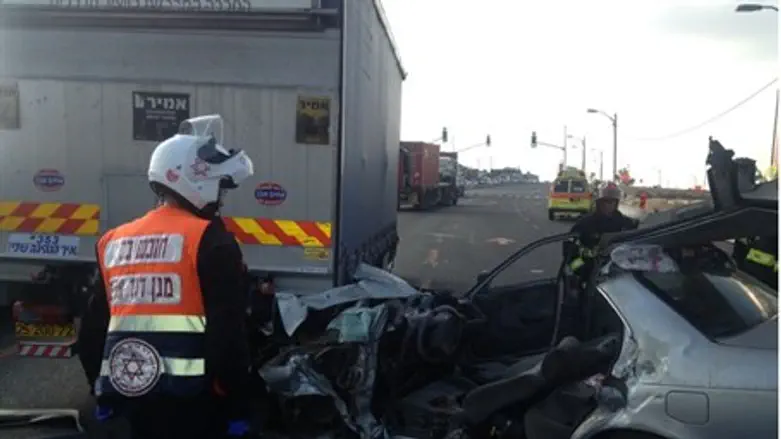 Последствия ДТП на перекрестке Канот